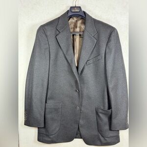 Beautiful Brooks Brothers 42L 100% Wool Unlined Gray Casual Trendy Sport Coat